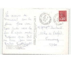 CHAMPPIGNY-sur-VEUDE: le château et la chapelle saint-louis vue aérienne 10X15 - très bon état