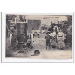 LA CHAPELLE-sur-OREUSE : la pommeraie, la batteuse - tres bon etat