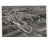 BOURGUEIL: au 1er plan, l'abbaye vue aérienne 10X15 - très bon état