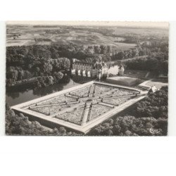 CHENONCEAUX: le château et les jardins vue aérienne 10X15 - très bon état