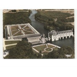 CHENONCEAUX: le château vue aérienne 10X15 - très bon état