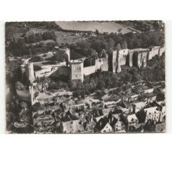 CHINON: le château, les châteaux de la loire vue aérienne 10X15 - très bon état