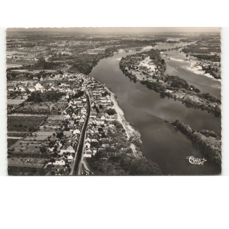 CHOUZE-sur-LOIRE: vue générale vue aérienne 10X15 - très bon état