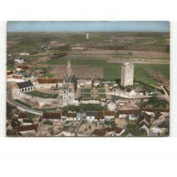 LE GRAND-PRESSIGNY: musée préhistorique vue aérienne 10X15 - très bon état