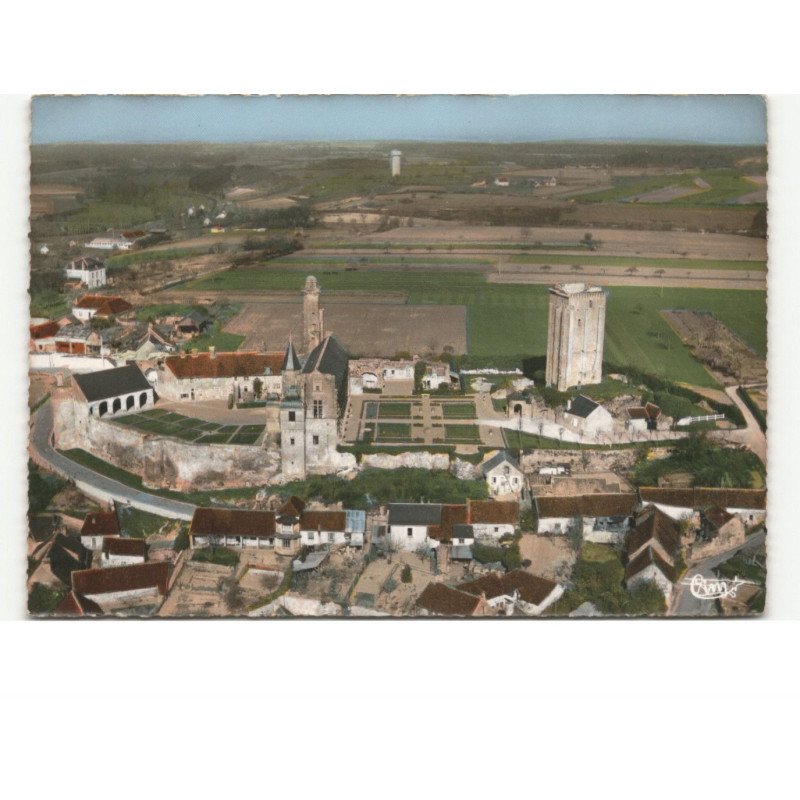LE GRAND-PRESSIGNY: musée préhistorique vue aérienne 10X15 - très bon état