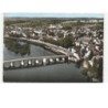 LA HAYE-DESCARTES: vue générale vue aérienne 10X15 - très bon état