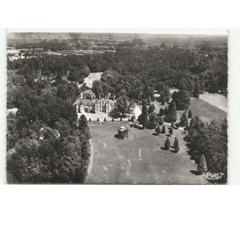 HUISMES: château de la ville vue aérienne 10X15 - très bon état
