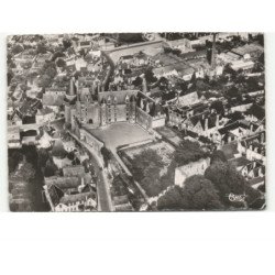 LANGEAIS: le château vue aérienne 10X15 - état