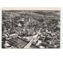 LOCHES: vue panoramique vue aérienne 10X15 - très bon état