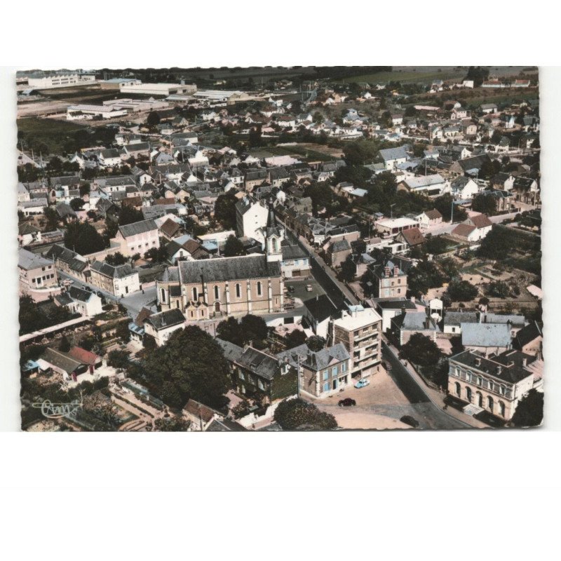JOUE-les-TOURS: vue générale vue aérienne 10X15 - très bon état