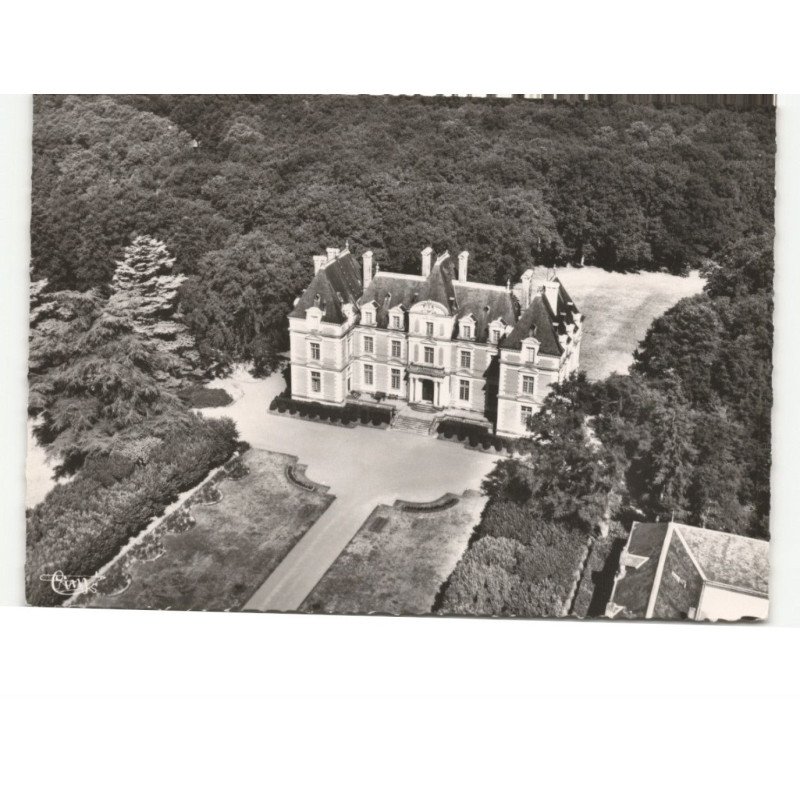ORBIGNY: château du mousseau vue aérienne 10X15 - très bon état