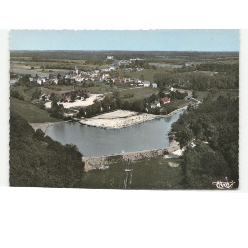 NOUZILLY: le lac vue aérienne 10X15 - très bon état