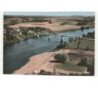 NOUATRE: la plage et le pont sur la vienne vue aérienne 10X15 - très bon état