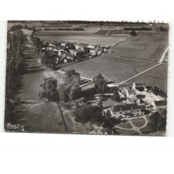 PARCAY-sur-VIENNE: les granges et le pont vue aérienne 10X15 - très bon état