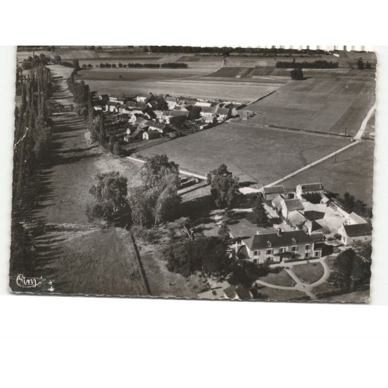 PARCAY-sur-VIENNE: les granges et le pont vue aérienne 10X15 - très bon état