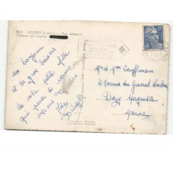 REUGNY: château de launay vue aérienne 10X15 - état