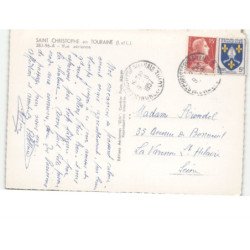 SAINT-CHRISTOPHE-en-TOURAINE: vue aérienne 10X15 - très bon état