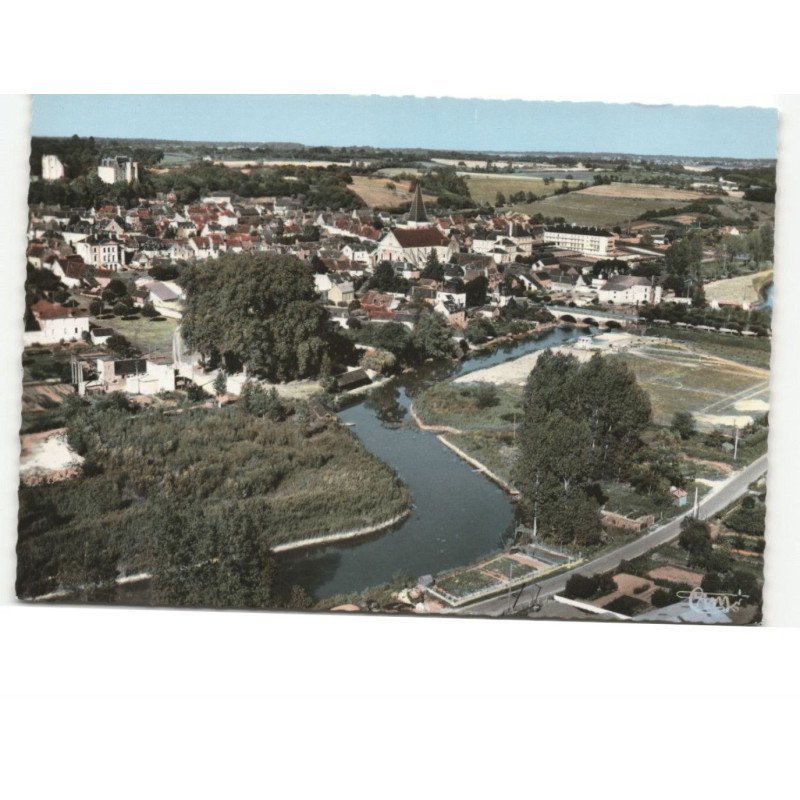 PREUILLY-sur-CLAISE: vue générale vue aérienne 10X15 - très bon état
