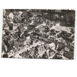 PREUILLY-sur-CLAISE: vue générale terrain de camping au fond et à droite vue aérienne 10X15 - très bon état