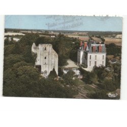 PREUILLY-sur-CLAISE: le vieux château vue aérienne 10X15 - état
