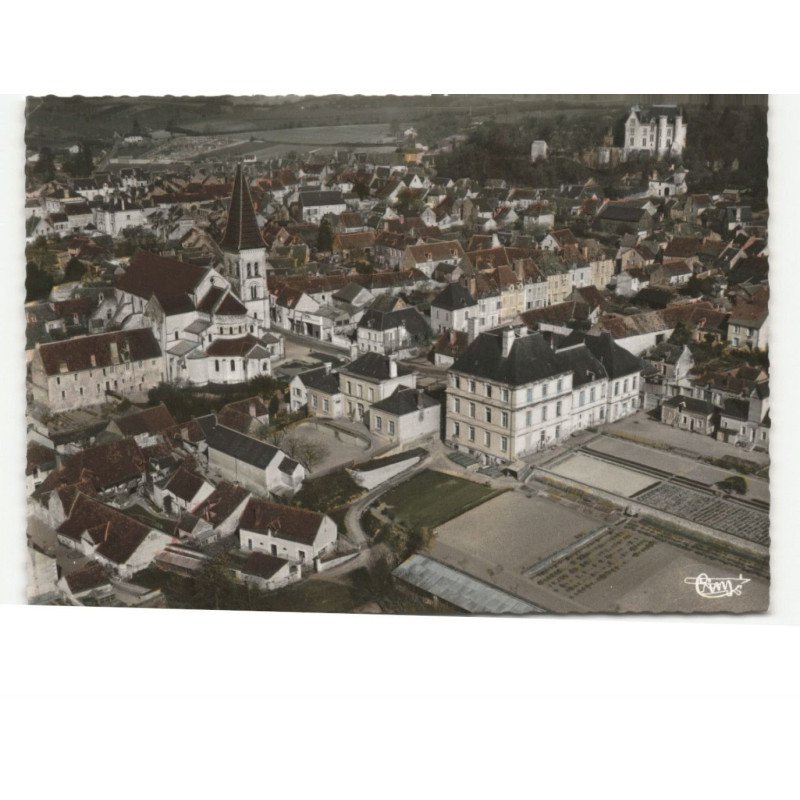 PREUILLY-sur-CLAISE: vue générale vue aérienne 10X15 - très bon état