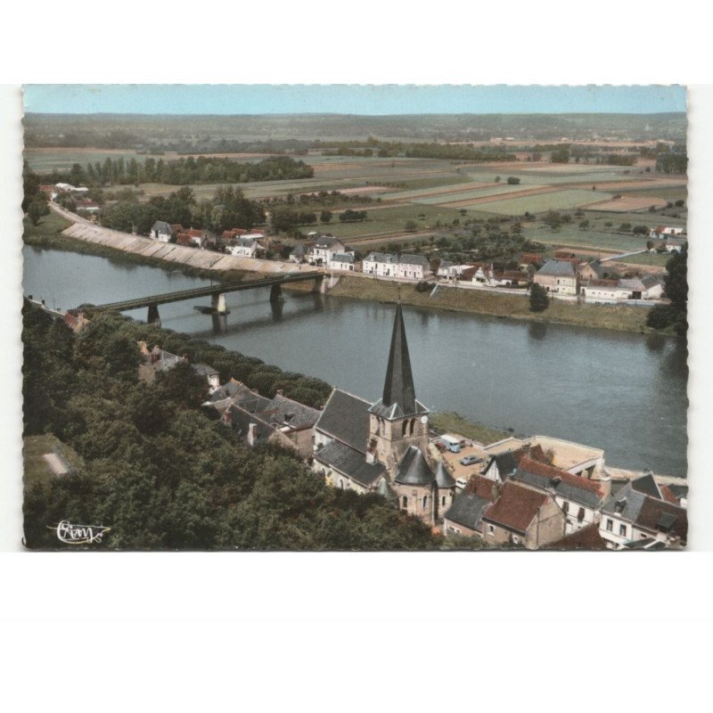 SAVONNIERES: vue générale vue aérienne 10X15 - très bon état