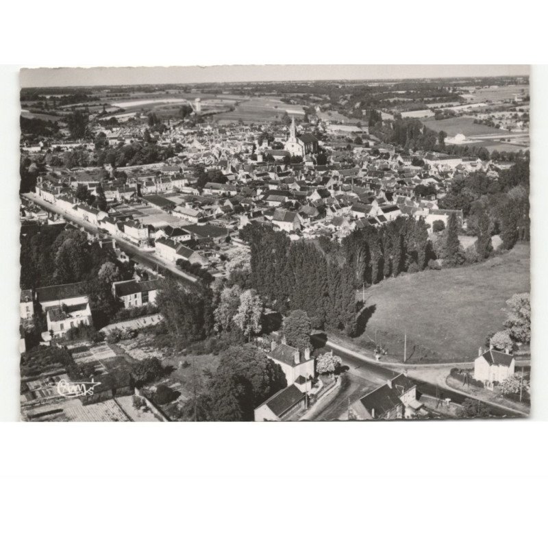 SAINTE-MAURE-de-TOURAINE: vue générale vue aérienne 10X15 - état