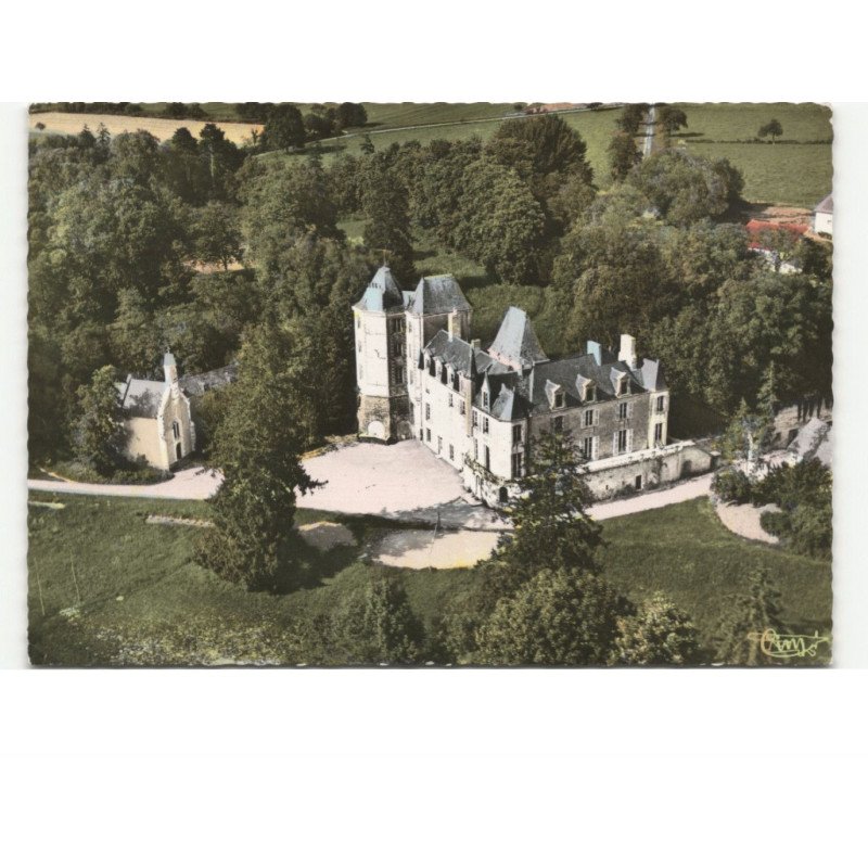 SEPMES: château de la roche-ploquin vue aérienne 10X15 - très bon état