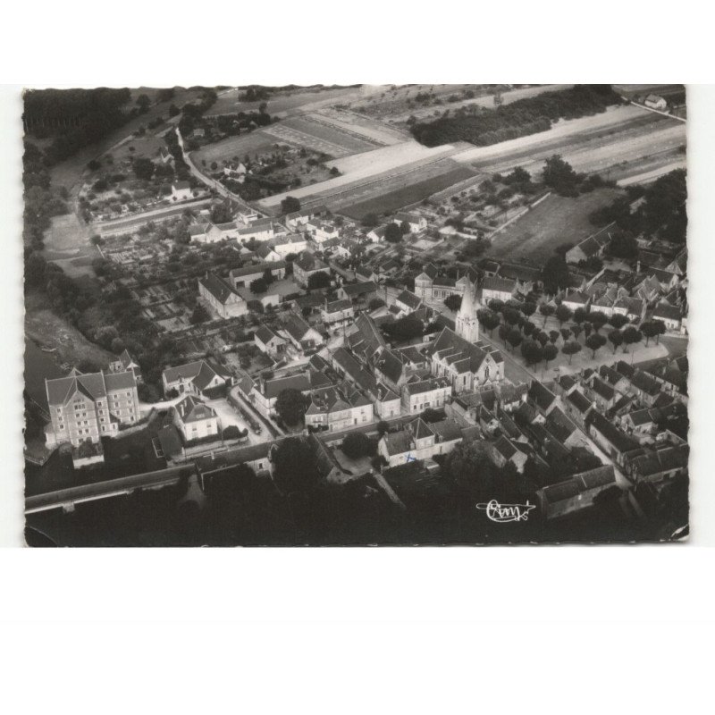 VEIGNE: vue aérienne 10X15 - très bon état