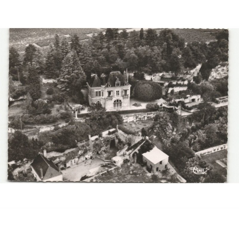 VERNOU-sur-BRENNE: château de l'étoile vue aérienne 10X15 - très bon état