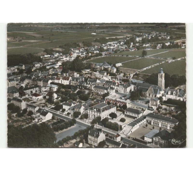 VOUVRAY: vue générale vue aérienne 10X15 - très bon état