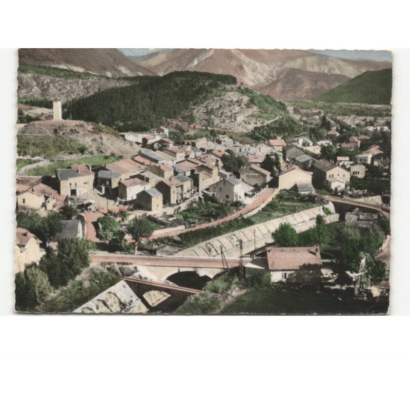 ASPRES-sur-BUECH: vue générale les deux ponts vue aérienne 10X15 - très bon état