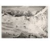 IOZARD: route des grandes alpes, vue générale le refuge napoléon en hiver vue aérienne 10X15 - très bon état