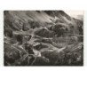 COL D'IOZARD: la route des grandes alpes, les lacets et le refuge napoléon vue aérienne 10X15 - très bon état