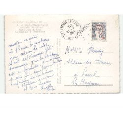 LE LAUS: notre-dame du laus, la basilique et l'hostellerie vue aérienne 10X15 - très bon état