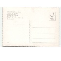 ROUGON: souvenir de... 4 vues vue aérienne 10X15 - très bon état