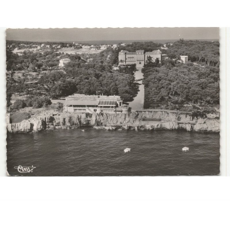 ANTIBES: eden-roc et l'hôtel du cap vue aérienne 10X15 - très bon état