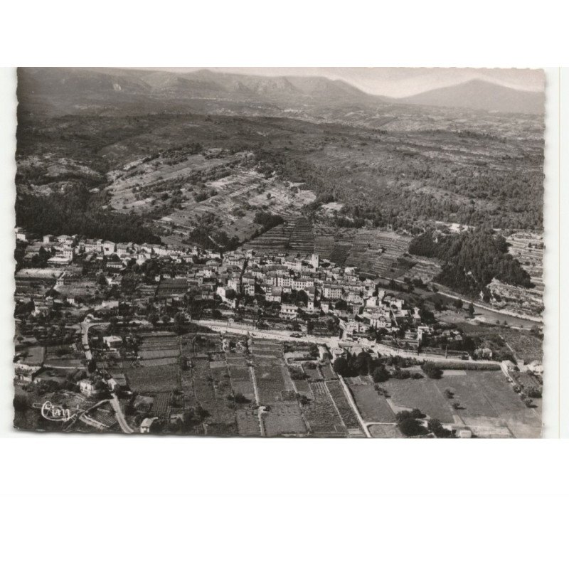 BIOT: au fond, les alpes niçoises vue aérienne 10X15 - très bon état