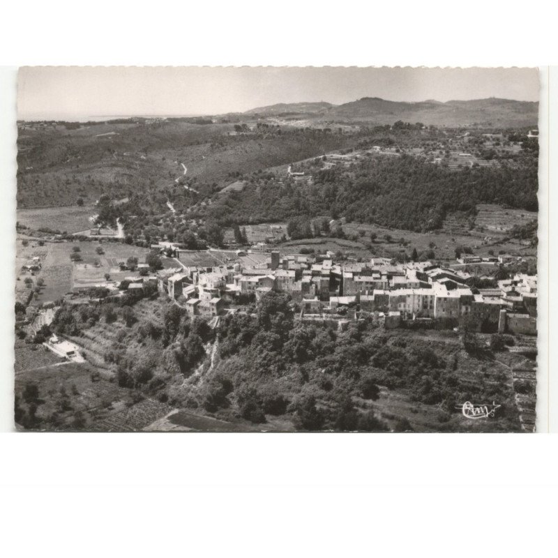 BIOT: le pont de la brague, quartier des closonnes vue aérienne 10X15 - très bon état