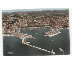 CANNES: port et la ville vue aérienne 10X15 - très bon état