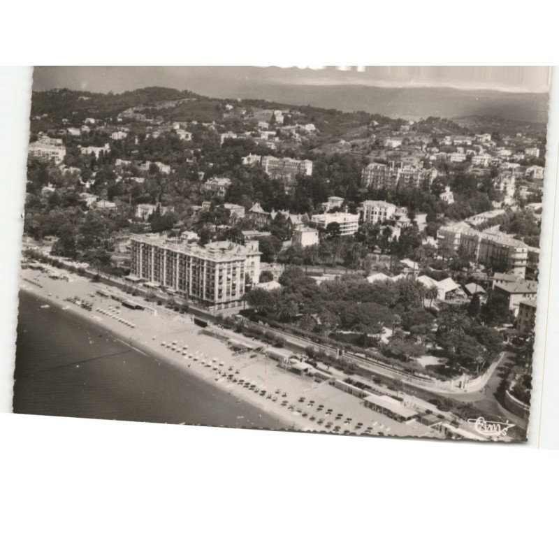 CANNES: plage du midi et boulevard Jean Hibert vue aérienne 10X15 - très bon état