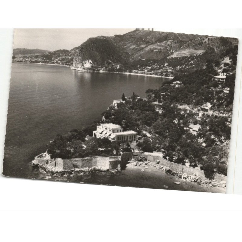 CAP-ESTEL: plage d'eze vue aérienne 10X15 - très bon état
