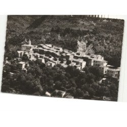 CASTELLAR: vue générale du village vue aérienne 10X15 - très bon état