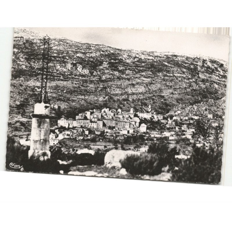 COURSEGOULES: station estivale, auberge du tilleul vue aérienne 10X15 - très bon état