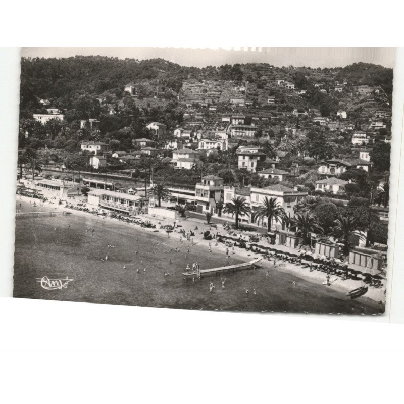 GOLFE-JUAN: la plage du golfe vue aérienne 10X15 - très bon état