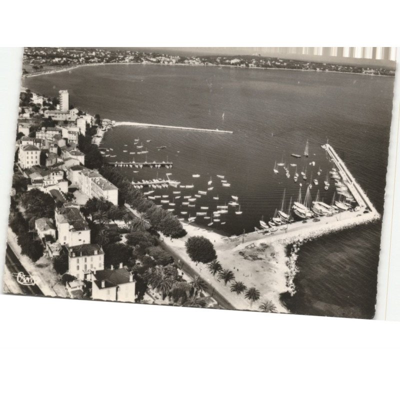 GOLFE-JUAN: vue sur le port vue aérienne 10X15 - très bon état