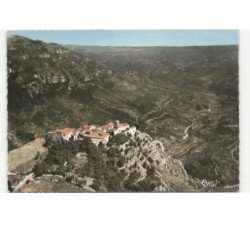 GOURDON: curieux village sarrazin, la vallée du loup, la taverne provençale vue aérienne 10X15 - très bon état