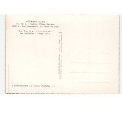 GOURDON: curieux village sarrazin, la vallée du loup, la taverne provençale vue aérienne 10X15 - très bon état