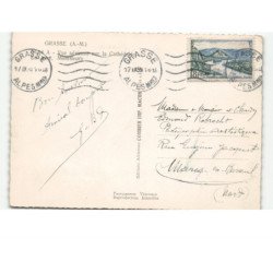 GRASSE: la cathédrale, montfleury vue aérienne 10X15 - très bon état