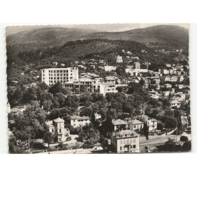 GRASSE: quartier saint-hilaire, boulevard Emile Zola vue aérienne 10X15 - très bon état